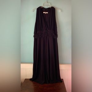 Evan Picone sleeveless black dress size 16W